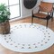 Safavieh 6 x 6 ft. Cape Cod Round Area Rug, Ivory CAP225A-6R - alternate 2